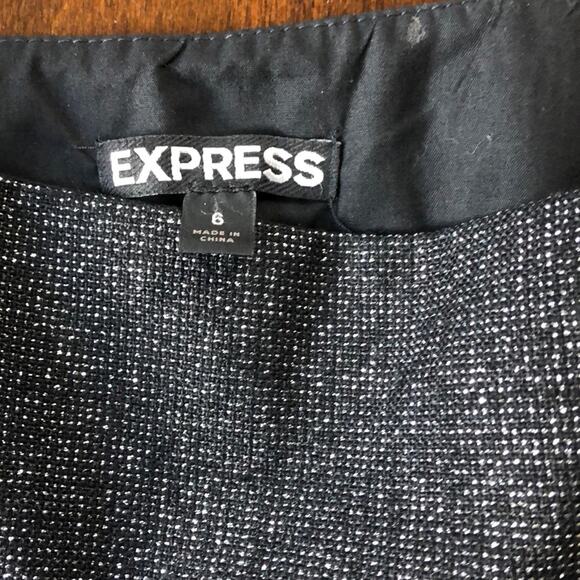 Express | Metallic Mini Skirt Size 6 - Picture 2 of 8